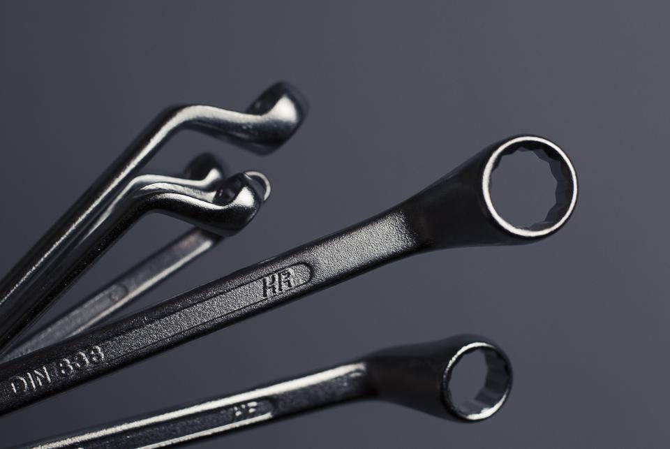 Wrenches and hand tools used for seating repair